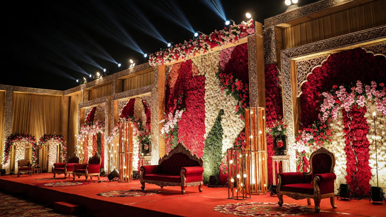 Luxury decor wedding